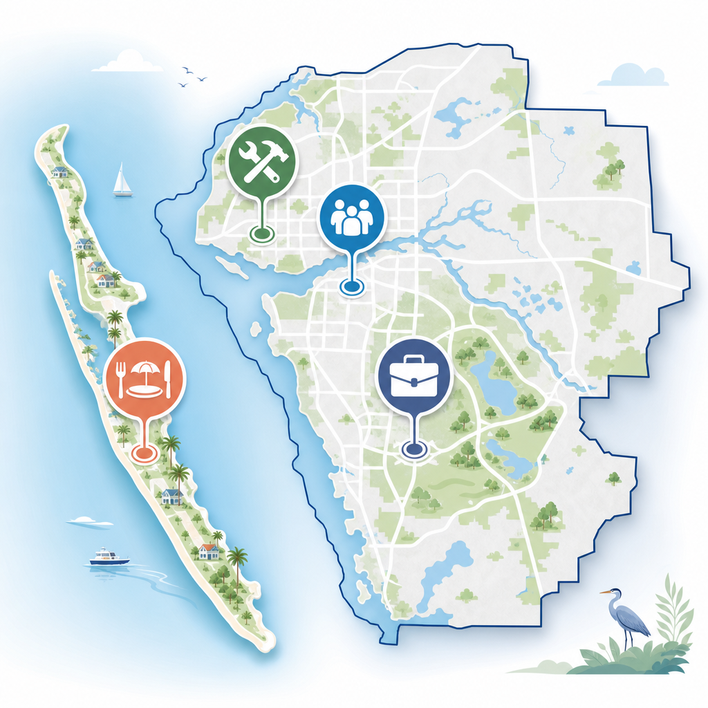 Different Bradenton-area submarkets require different local SEO priorities.
