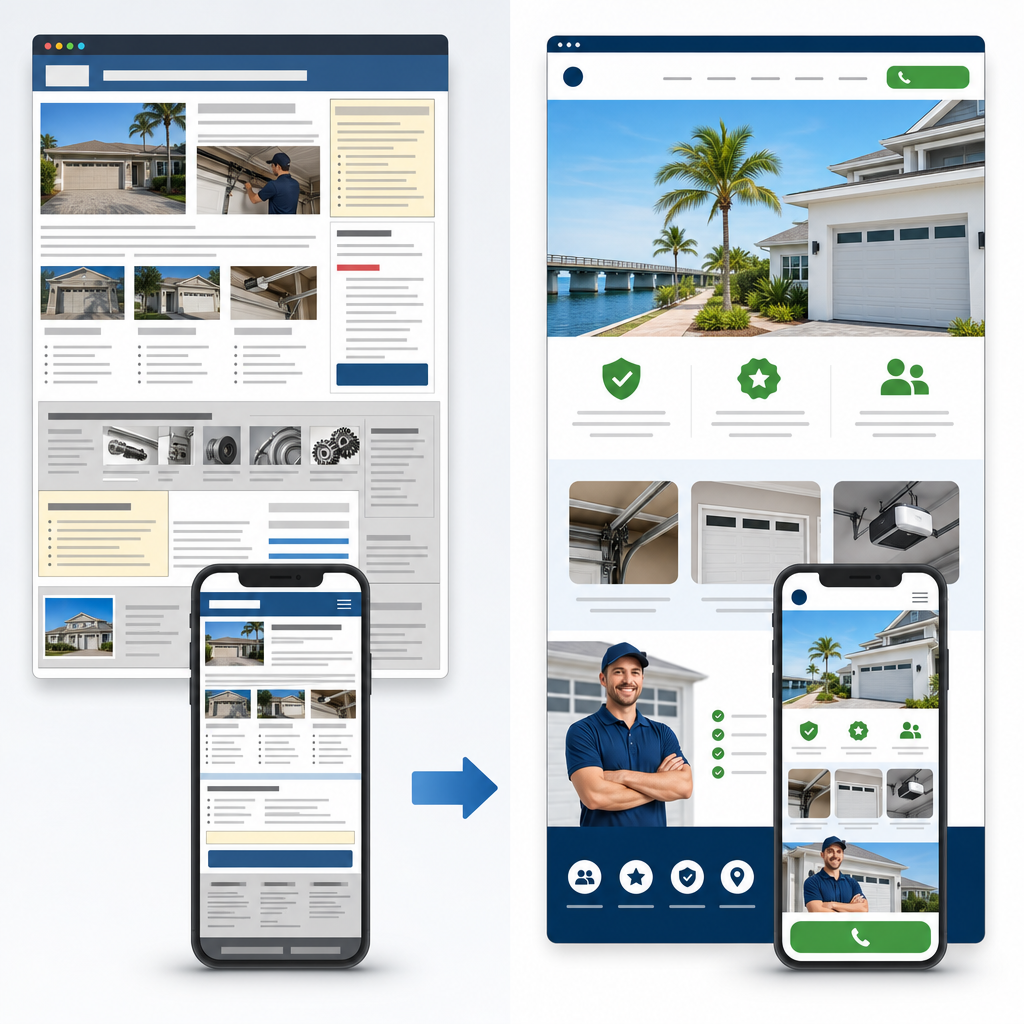 The visual difference between a website that gets traffic and one that gets clients.